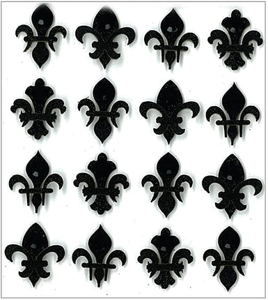 STICKER BLACK FLEUR DI LIS REPEATS