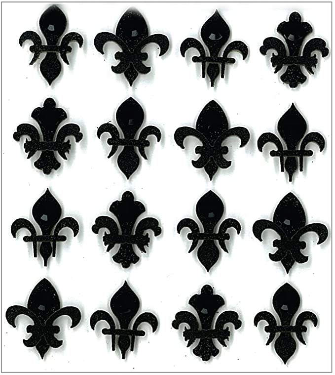Sticker Flor Negra