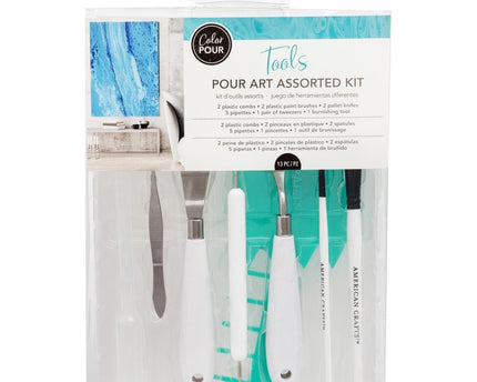 COLOR POUR - KIT DE HERRAMIENTAS 13 PZS