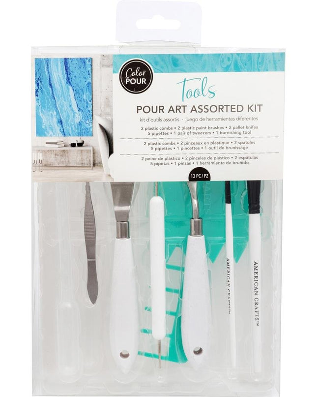 COLOR POUR - KIT DE HERRAMIENTAS 13 PZS