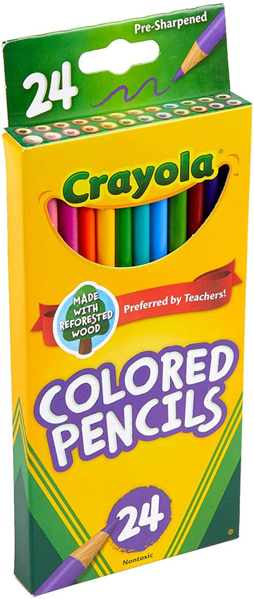 COLORES LARGOS CRAYOLA 24CLRS