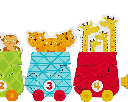 NUMBER TRAIN PUZZLE 10PZ