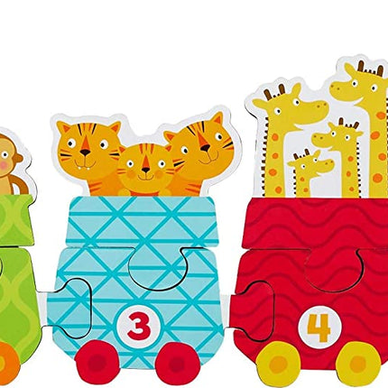 NUMBER TRAIN PUZZLE 10PZ