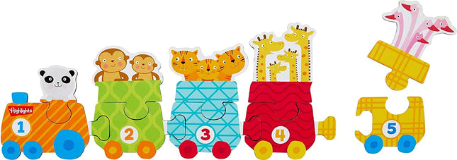 NUMBER TRAIN PUZZLE 10PZ