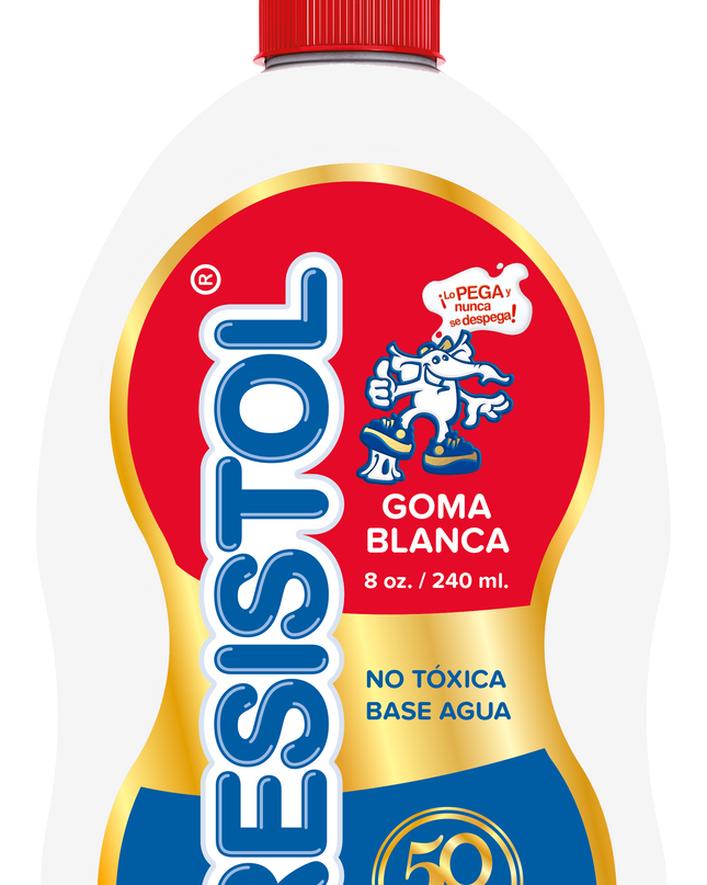 PEGAMENTO RESISTOL ESCOLAR PVA 8oz