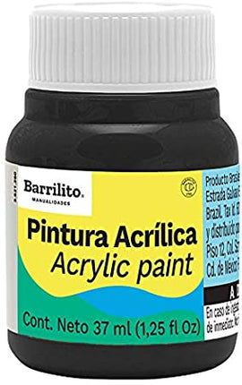 PINTURA ACRILICA 37ML NEGRA