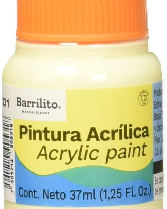 PINTURA ACRILICA 37ML AMARILLO PASTEL
