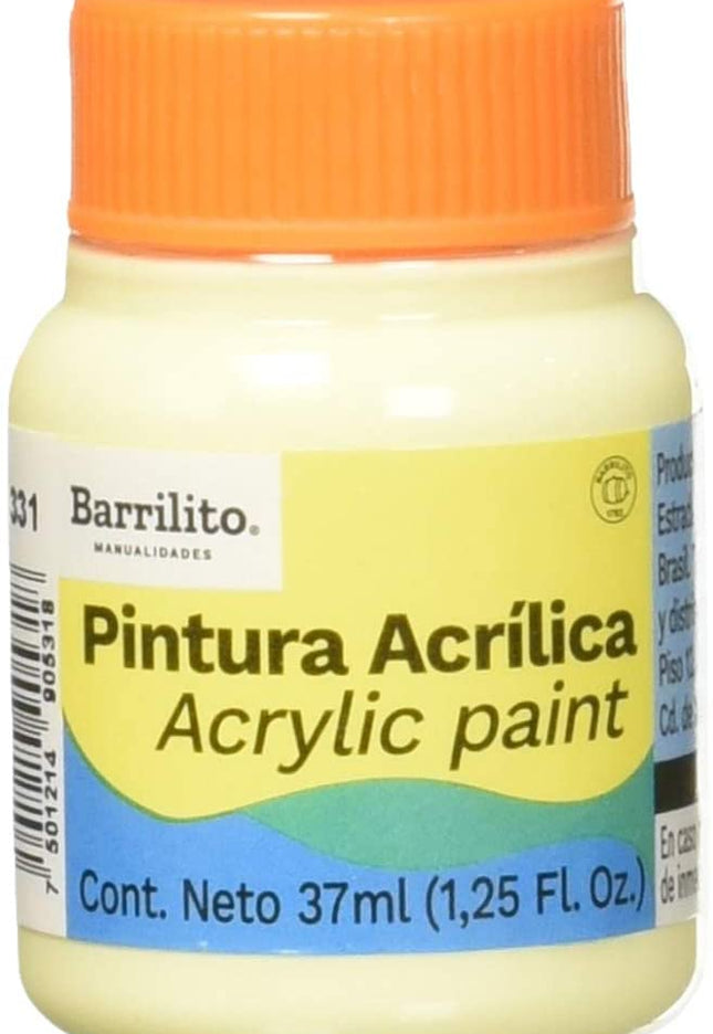 PINTURA ACRILICA 37ML AMARILLO PASTEL