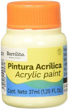 PINTURA ACRILICA 37ML AMARILLO PASTEL