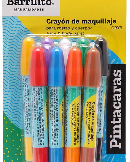 CRAYONES PINTACARA/ FOMY 9PZS