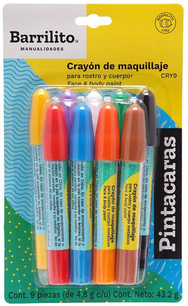 CRAYONES PINTACARA/ FOMY 9PZS