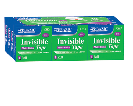 TAPE INVISIBLE BAZIC 3/4
