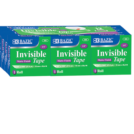 TAPE INVISIBLE BAZIC 3/4