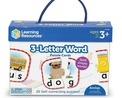 3-LETTER WORD PUZZLE CARDS
