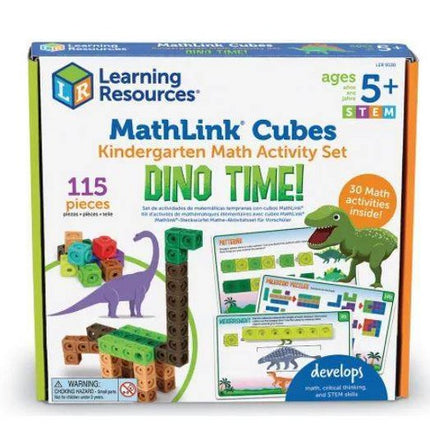 MATHLINK CUBES KINDERGARTEN MATH ACTIVITY SET: DINO TIME