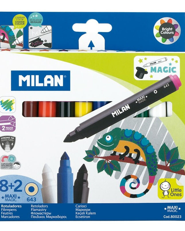 MARCADORES MILAN 8+2 MAXI MAGIC