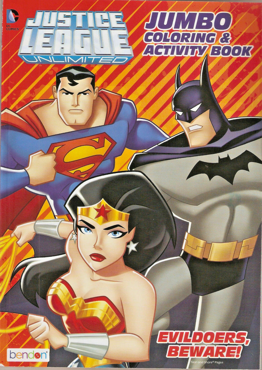 LIBRO COLOREAR JUSTICE LEAGUAE