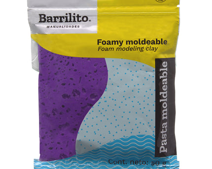 FOAMY MOLDEABLE MORADO BARRILITO 50G
