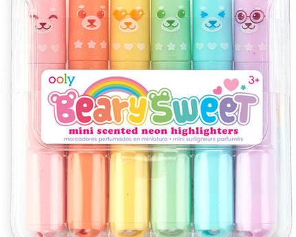 OOLY - SET DE RESALTADORES BEAR SWEET 6CLRS