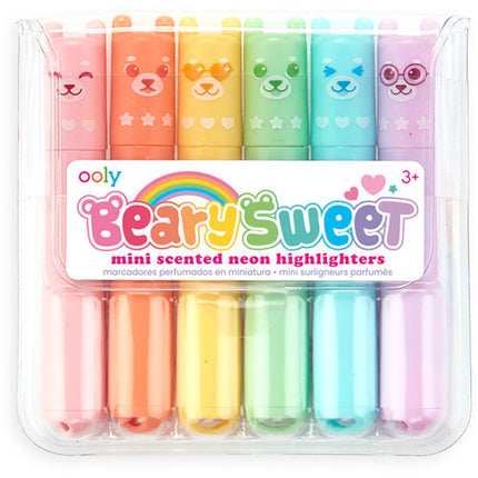 OOLY - SET DE RESALTADORES BEAR SWEET 6CLRS