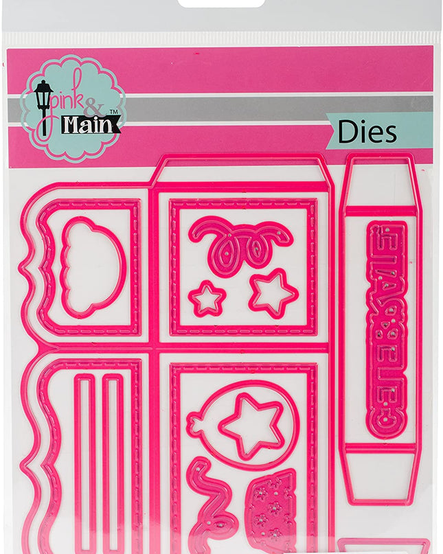 PINK&MAIN - TROQUELES PARA FORMAR CAJA