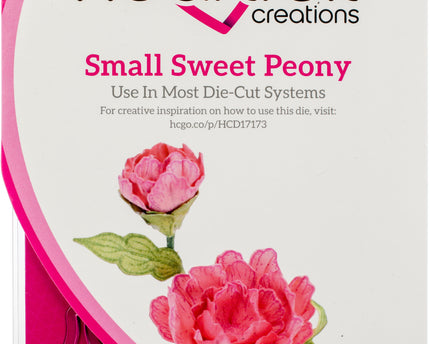HEARTFELT - CORTE Y RELIEVE SMALL SWEET PEONY 4 PCS
