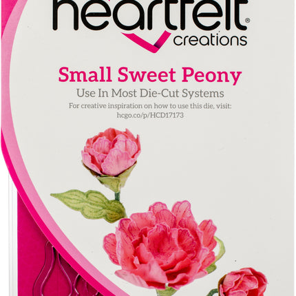 HEARTFELT - CORTE Y RELIEVE SMALL SWEET PEONY 4 PCS