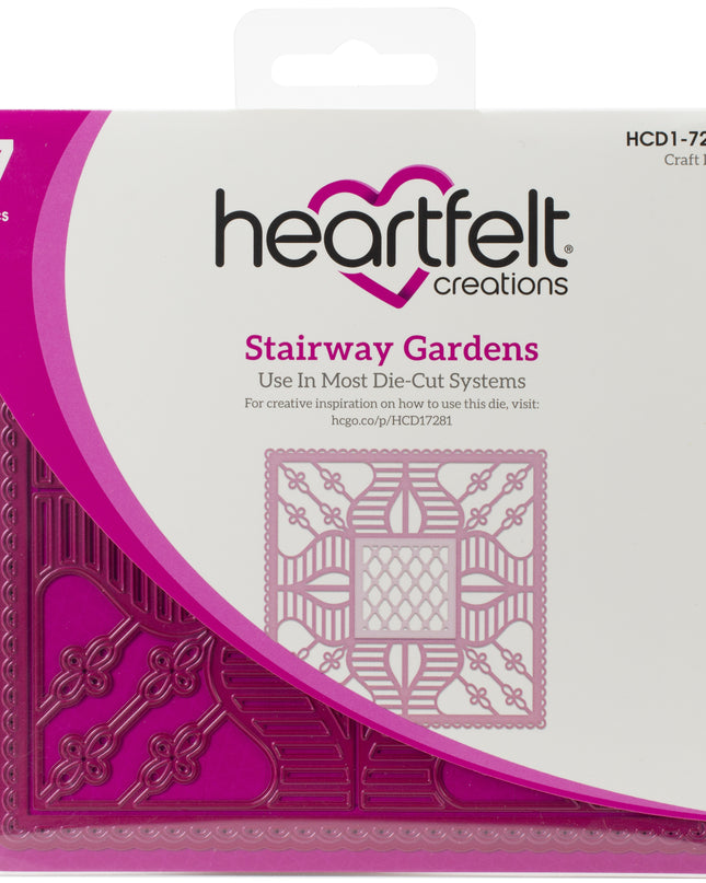 HEARTFELT- JUEGO DE MATRICES DECORATIVAS STAIRWAY GARDENS 7 PCS
