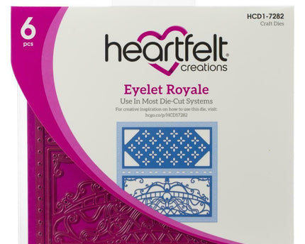 HEARTFELT - TROQUEL EYELET ROYALE 6 PCS