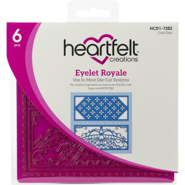 HEARTFELT - TROQUEL EYELET ROYALE 6 PCS