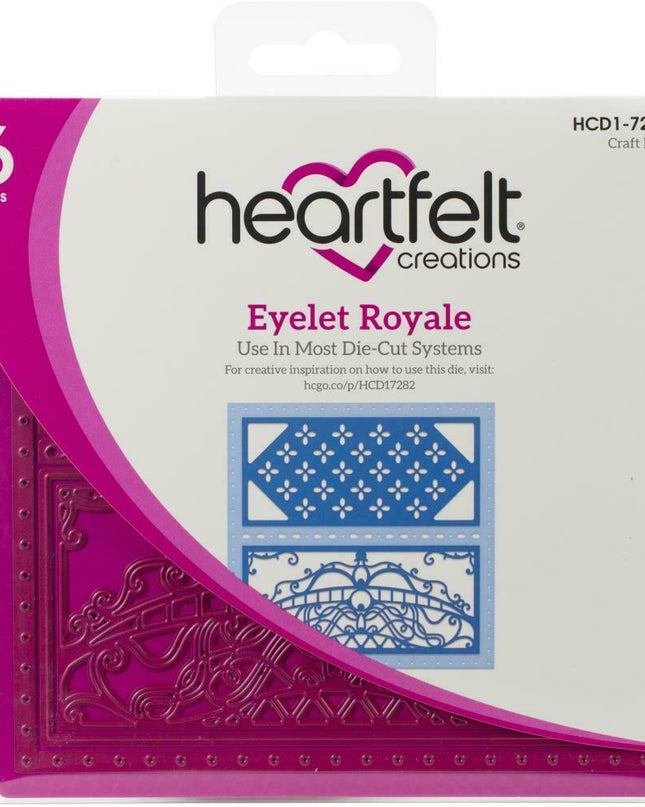HEARTFELT - TROQUEL EYELET ROYALE 6 PCS
