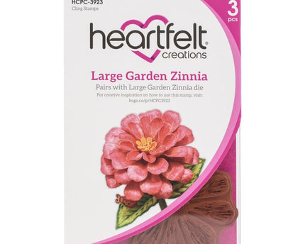 HEARTFELT - SELLOS LARGE GARDEN ZINNIA 4 PCS