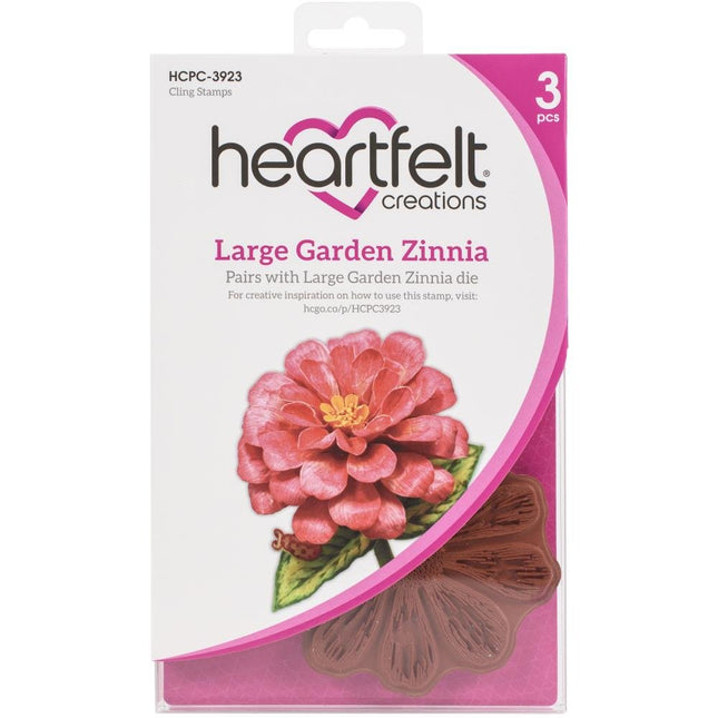 HEARTFELT - SELLOS LARGE GARDEN ZINNIA 4 PCS