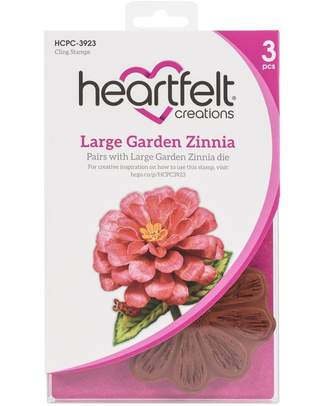 HEARTFELT - SELLOS LARGE GARDEN ZINNIA 4 PCS