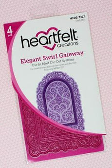 HEARTFELT - CORTE Y RELIEVE - ELEGANT SWIRL GATEWAY 4 PCS