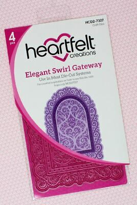 HEARTFELT - CORTE Y RELIEVE - ELEGANT SWIRL GATEWAY 4 PCS