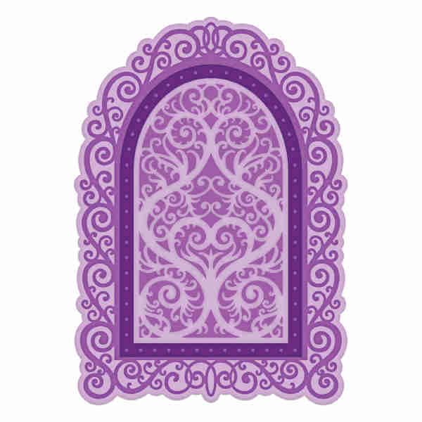 HEARTFELT - CORTE Y RELIEVE - ELEGANT SWIRL GATEWAY 4 PCS