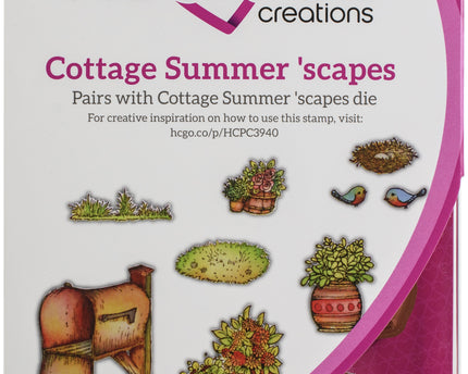 HEARTFELT - SELLO ADHESIVO COTTAGE SUMMER SCAPES 7 PCS