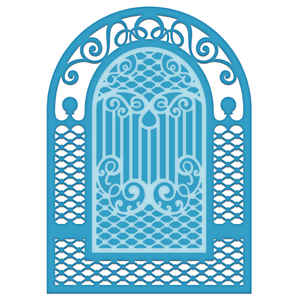 HEARTFELT - CORTE Y RELIEVE -TEARDROP LATTICE GATEWAY 4 PCS