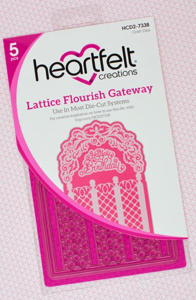 HEARTFELT - CORTE Y RELIEVE - LATTICE FLOURISH GATEWAY 5 PCS