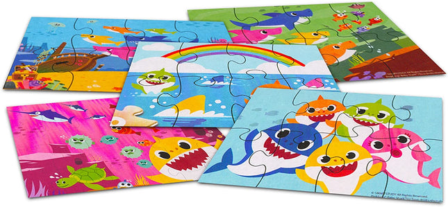 ROMPECABEZA BABY SHARK 5PACK