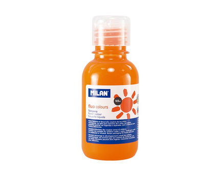 PINTURA TEMPERA NARANJA MILAN 125ML