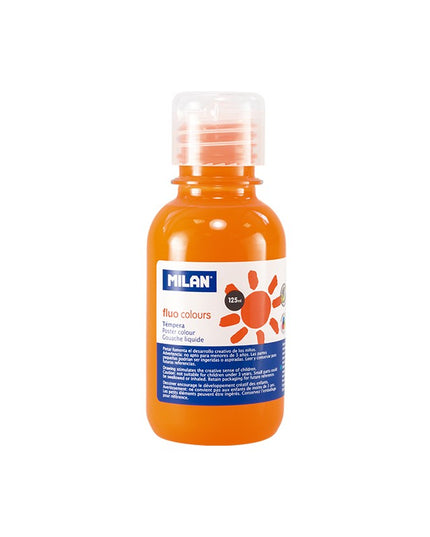 PINTURA TEMPERA NARANJA MILAN 125ML