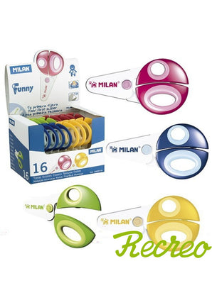 TIJERA MILAN FUNNY LITTLE ONES PLASTICA