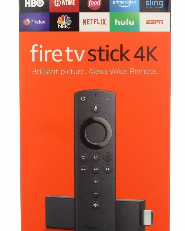 AMAZON FIRE STREAMING PLAYER TV STICK 4K/ALEXA VOICE BLACK