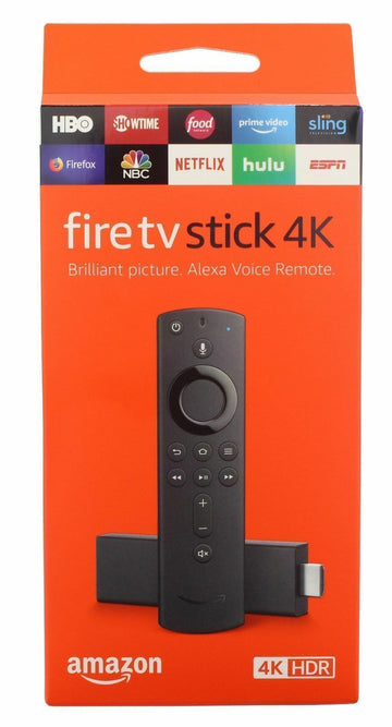 AMAZON FIRE STREAMING PLAYER TV STICK 4K/ALEXA VOICE BLACK