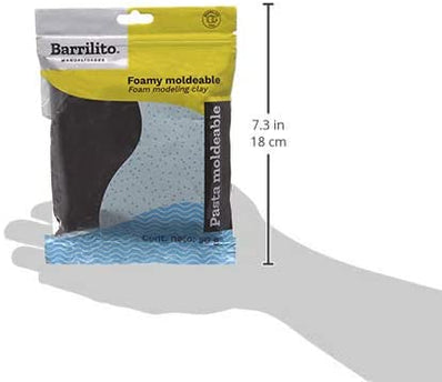 FOAMY MOLDEABLE NEGRO BARRILITO 50GR