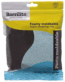 FOAMY MOLDEABLE NEGRO BARRILITO 50GR