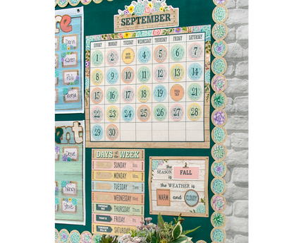 BULLETIN RUSTIC BLOOM CALENDAR