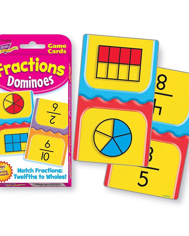 GAME CARDS FRACTIONS DOMINOES